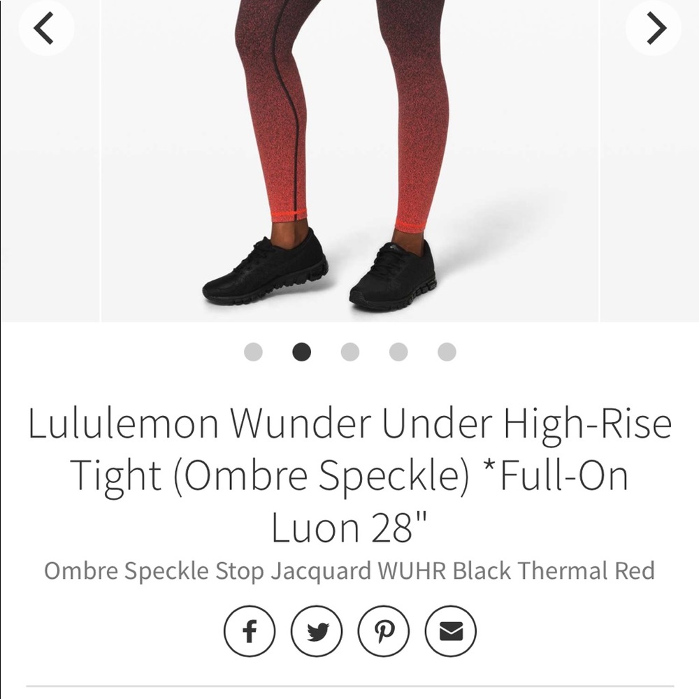 Lululemon HR 28” Tights - Picture 9 of 9